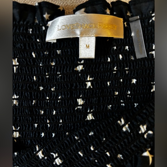 LoveShackFancy Russell Top in Black Satin - Picture 7 of 10